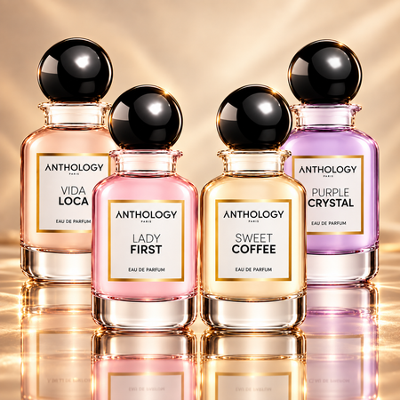 Les 4 eaux de parfum du coffret